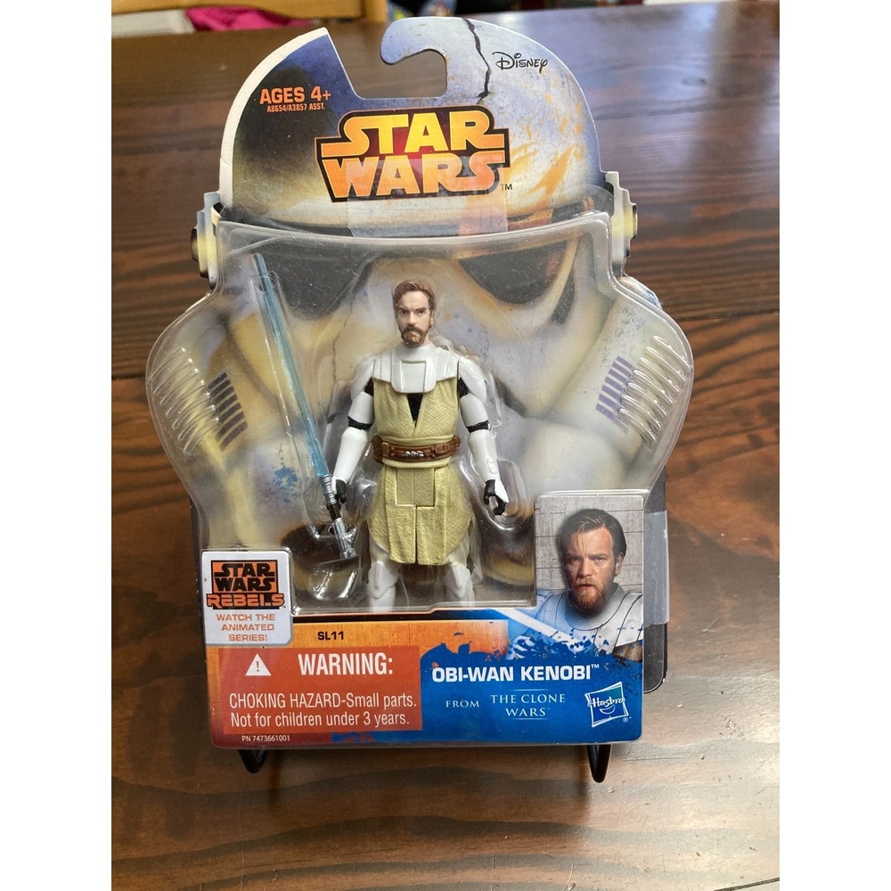 Star Wars Obi‎ Wan Kenobi Action Figure NIP The Clone Wars Disney 2014